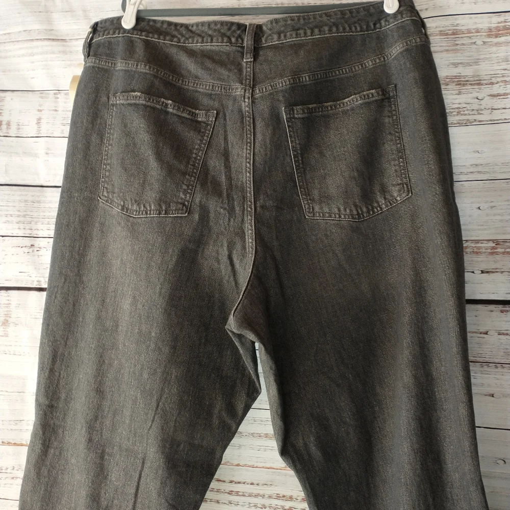 Plus Size High Rise Jeans 24W vintage straight. G